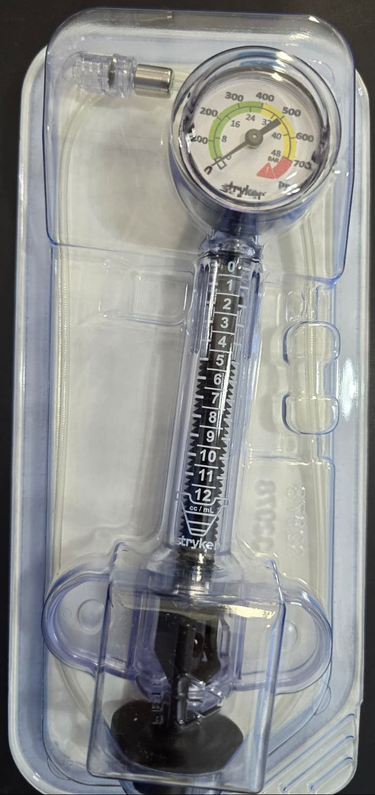 Stryker IVAS Elite Disposable Inflator with Stopcock REF: 0808-100-001