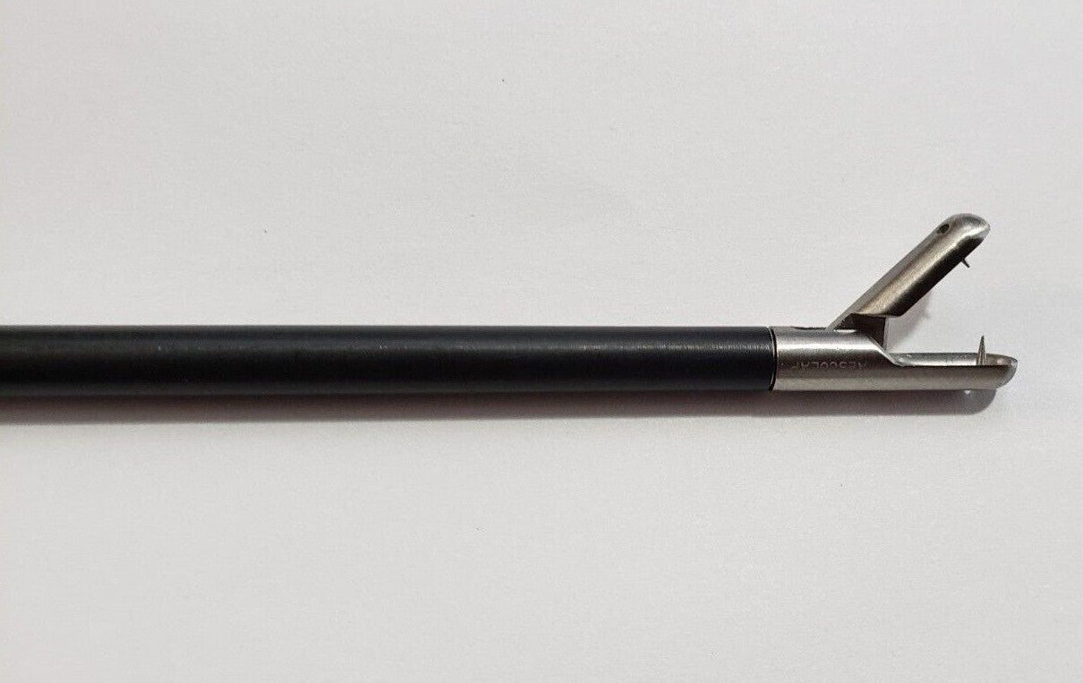 Aesculap Laparoscopic Monopolar Biopsy Forceps 5mm x 43cm Ratchet handle.