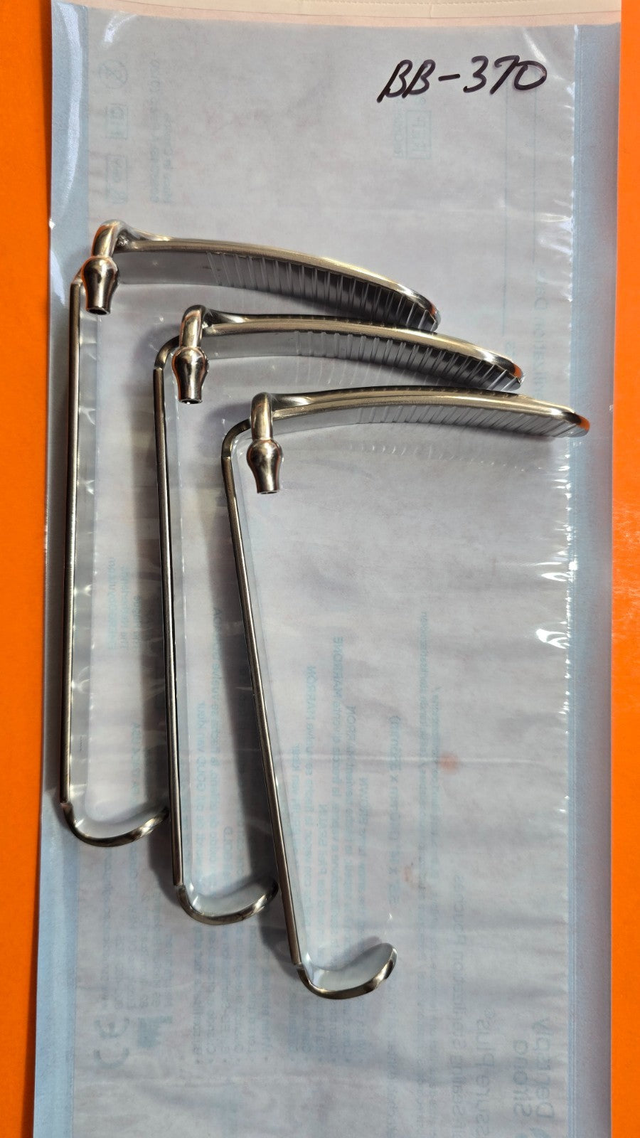 Miltex 2-134A Dental Davis Mouth Gag Blade Size 3, 1" x 3 1/8" Germany