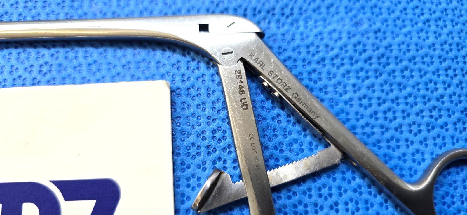 Karl Storz Surgical Meniscus Grasping Forceps with Ratchet 6"