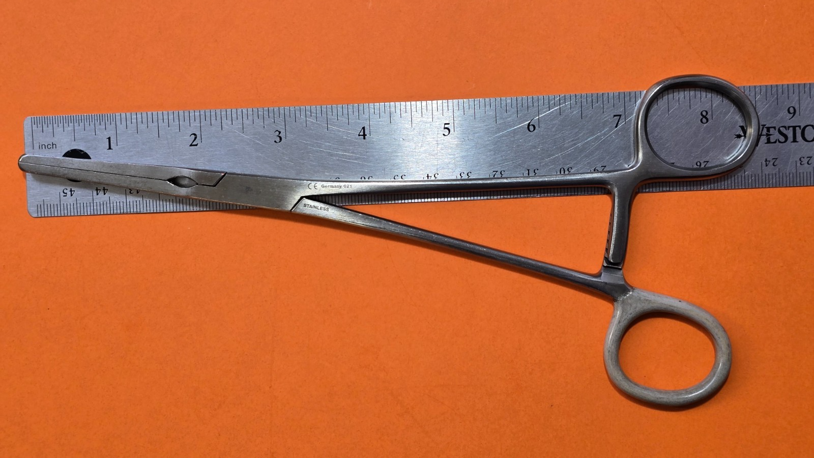 Codman 37-1520 Surgical Masterson Hysterectomy Clamp Straight 8.5"