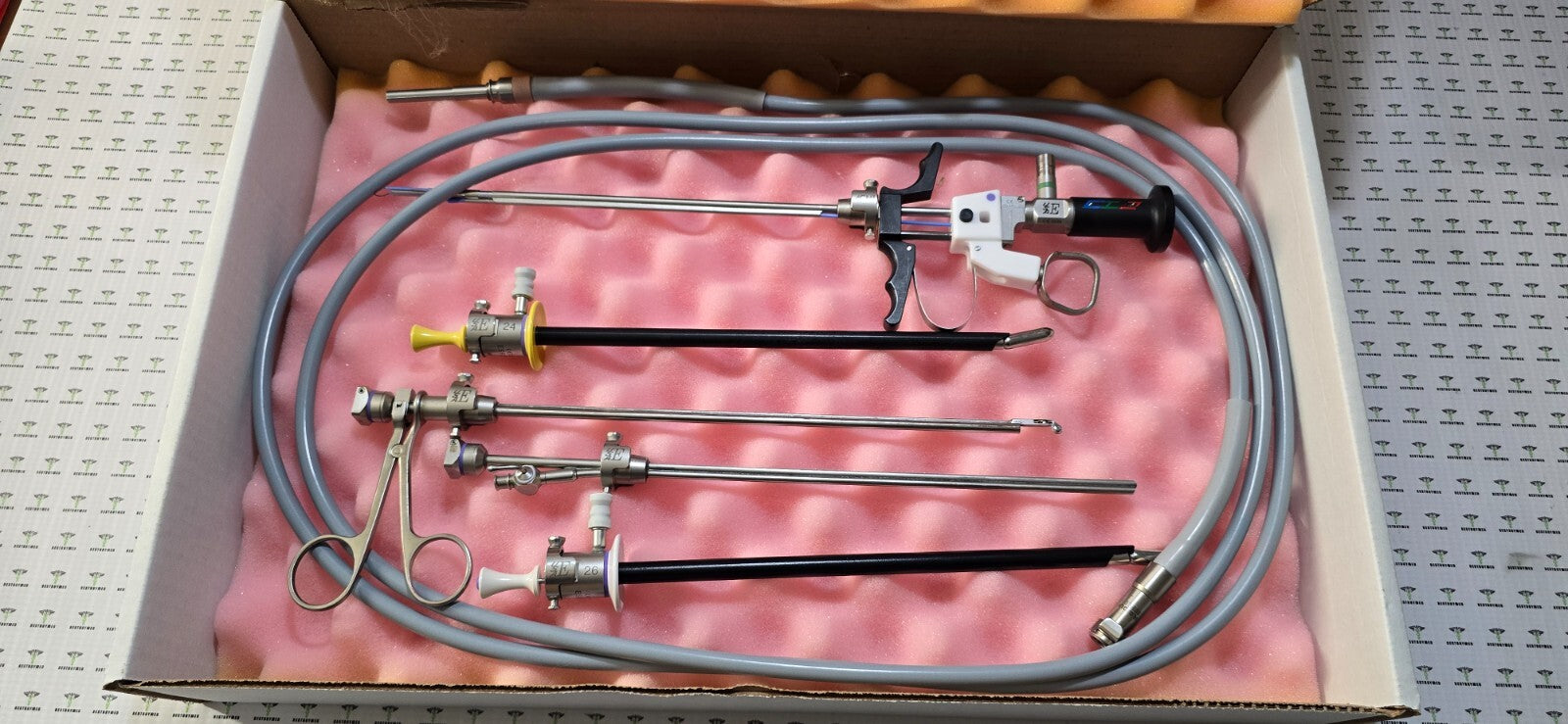 Gyrus Acmi EIWE Working Element Resection Set W- Fiber Optic Cable