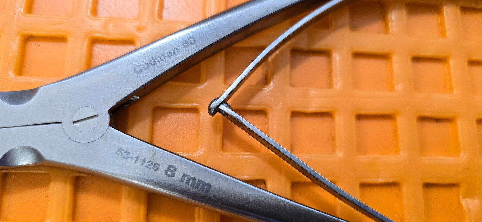 Codman Orthopedic Leksell Rongeurs 8mm x10cm Size 10" Double Action