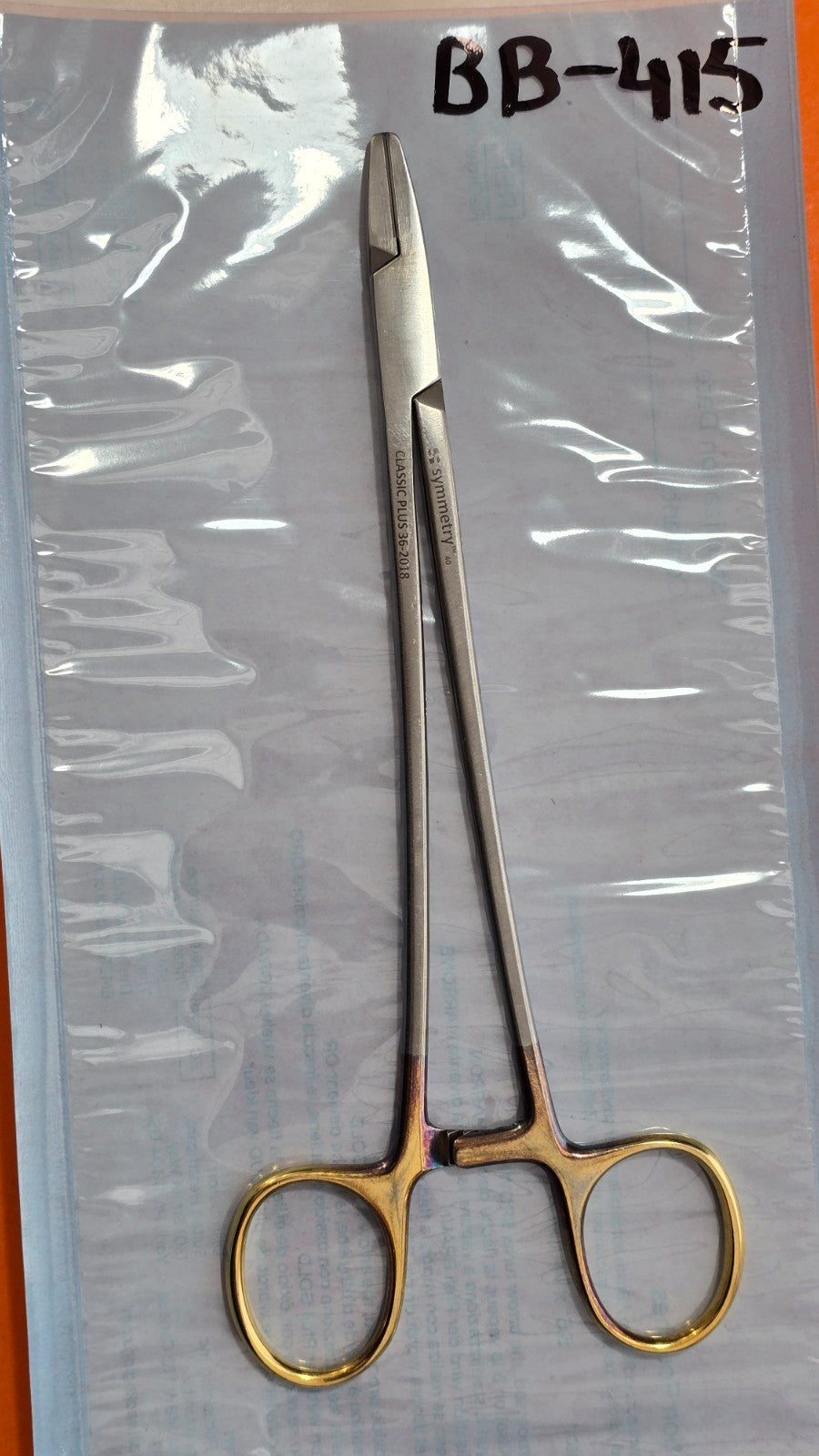 Symmetry Surgical TC Mayo Hegar Needle Holder, 8" REF: 36-2018