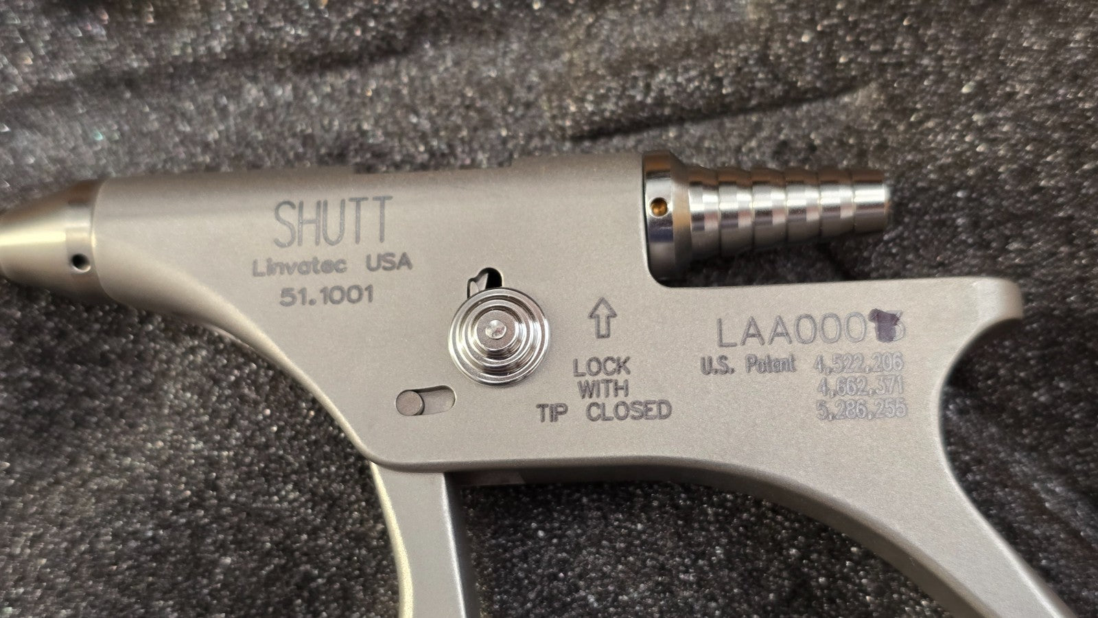 Linvatec 51.1001 Shutt Arthroscopic Suction Punch 3.5mm with Lock