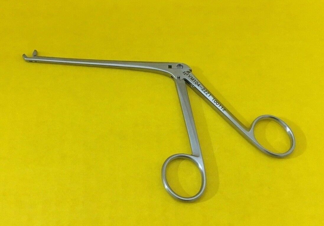 V. Mueller Nasal Forceps, Bead Type, Angled Up, 3mmx5mm REF: VM104-2221