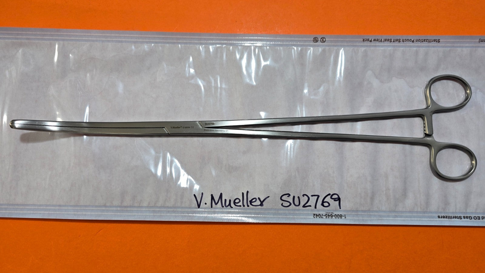 V.Mueller SU2769 Surgical Pean Artery Forceps 14" Curved