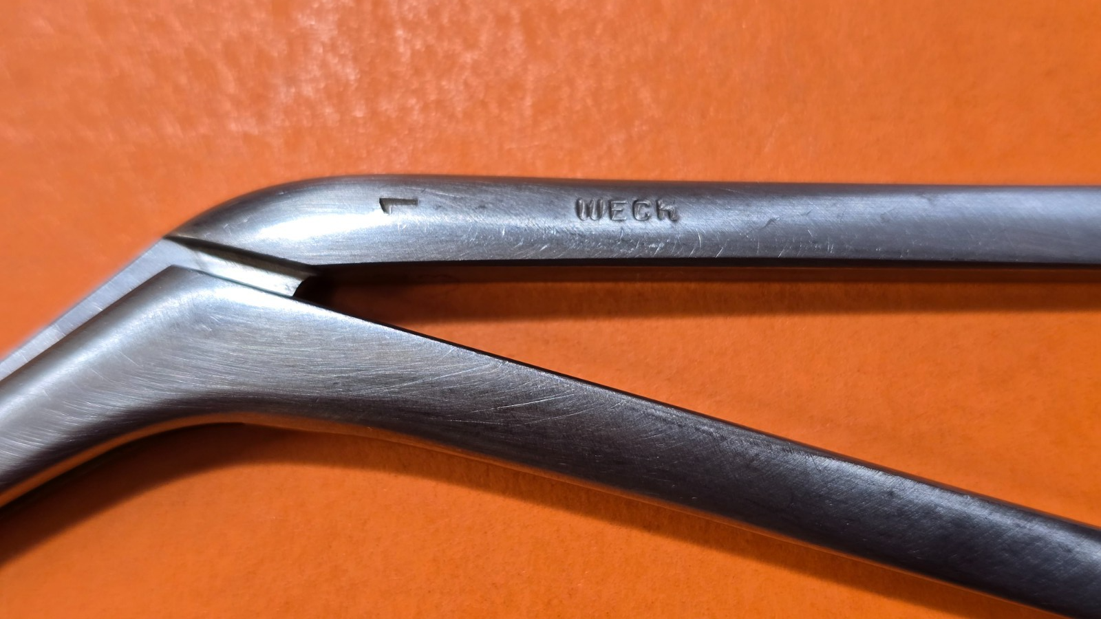 PILLING Weck 031401 Surgical Knight Nasal Forceps 7.25" Round Jaws.