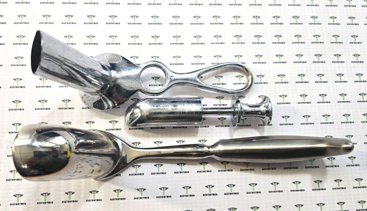 PILLING Surgical Hirschman Anoscope with Hill Ferguson Rectal Retractor Medium