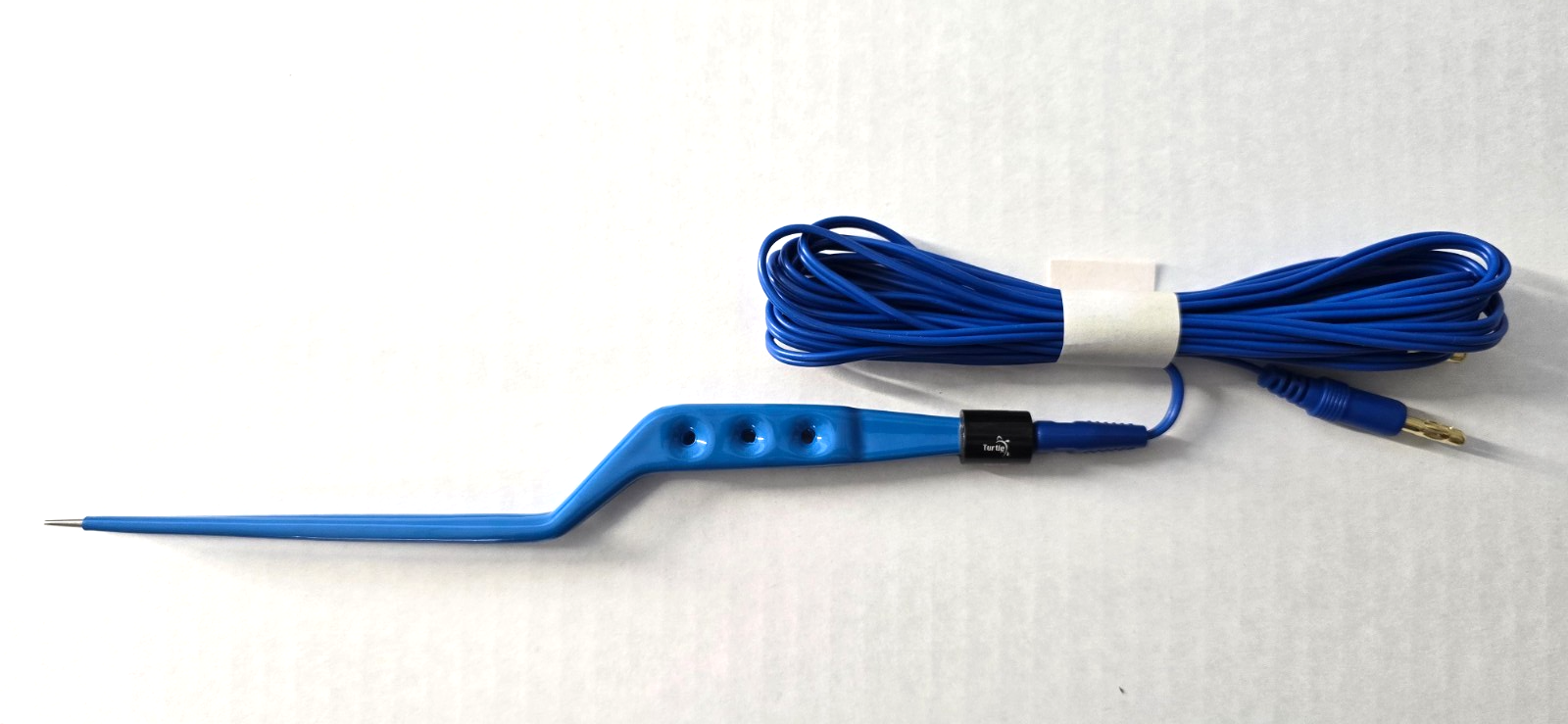 Turtle Surgical Yasargil Bayonet Bipolar Forceps 9" Blue Coated & Bipolar Cord