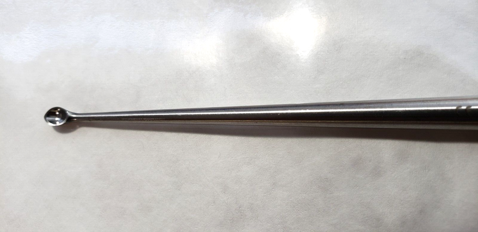 V.Mueller U-0180 Orthopedic Neuro/Spine Curette Oval Cup 10" Size #1 Straight