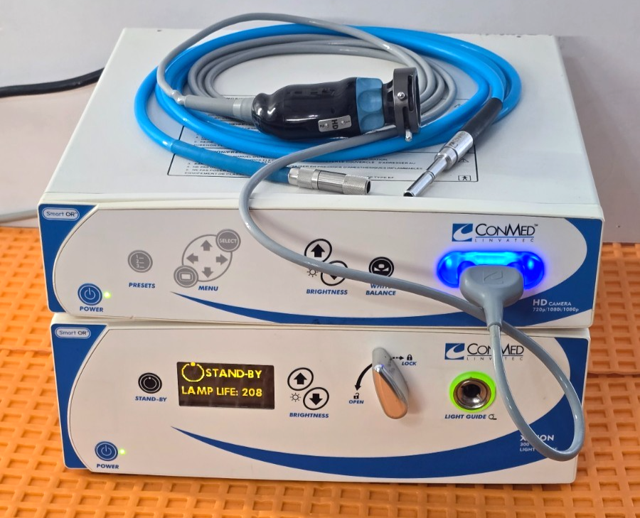 Conmed Linvatec IM4000 HD Camera System ,LS7700 xenon Light Source & Fiber Cable