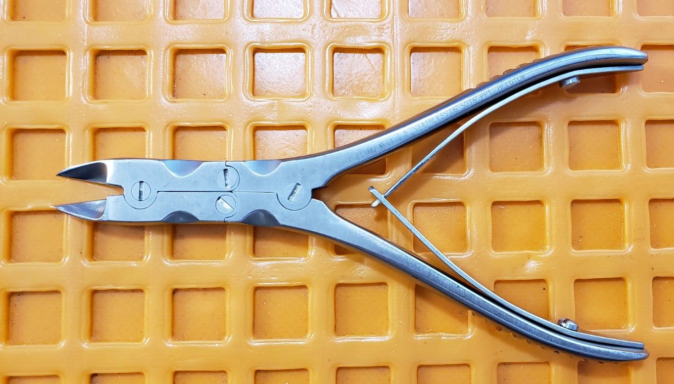 Pilling Weck 06-5216 orthopedic Ruskin Bone Cutting forceps 5.5" Double Action