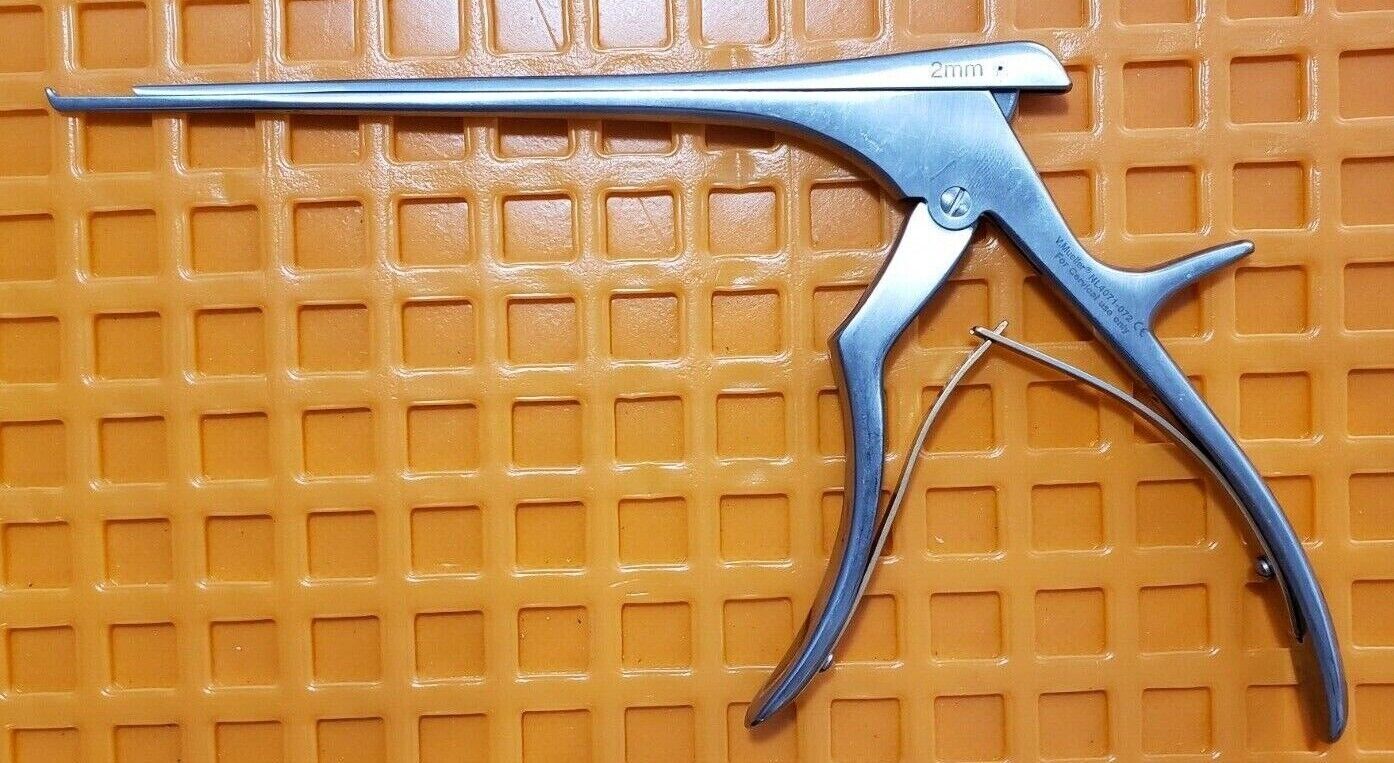 V.Mueller NL4071-072 Surgical Kerrison Rongeurs 2mm Up 7" Shaft 40 degree