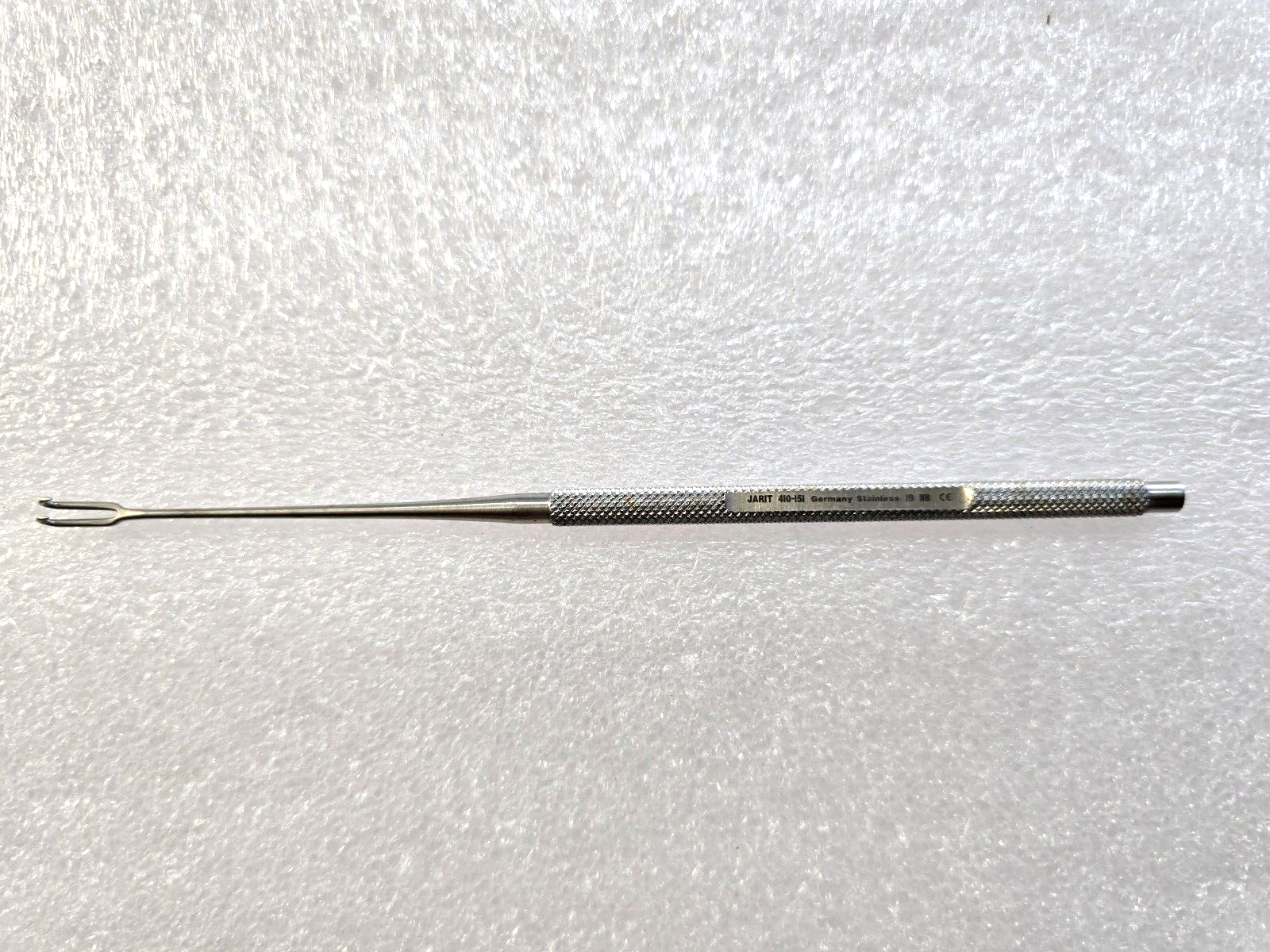 Jarit 410-151 Surgical Joseph Skin Hook 6.25" Double Prong 2mm Wide.