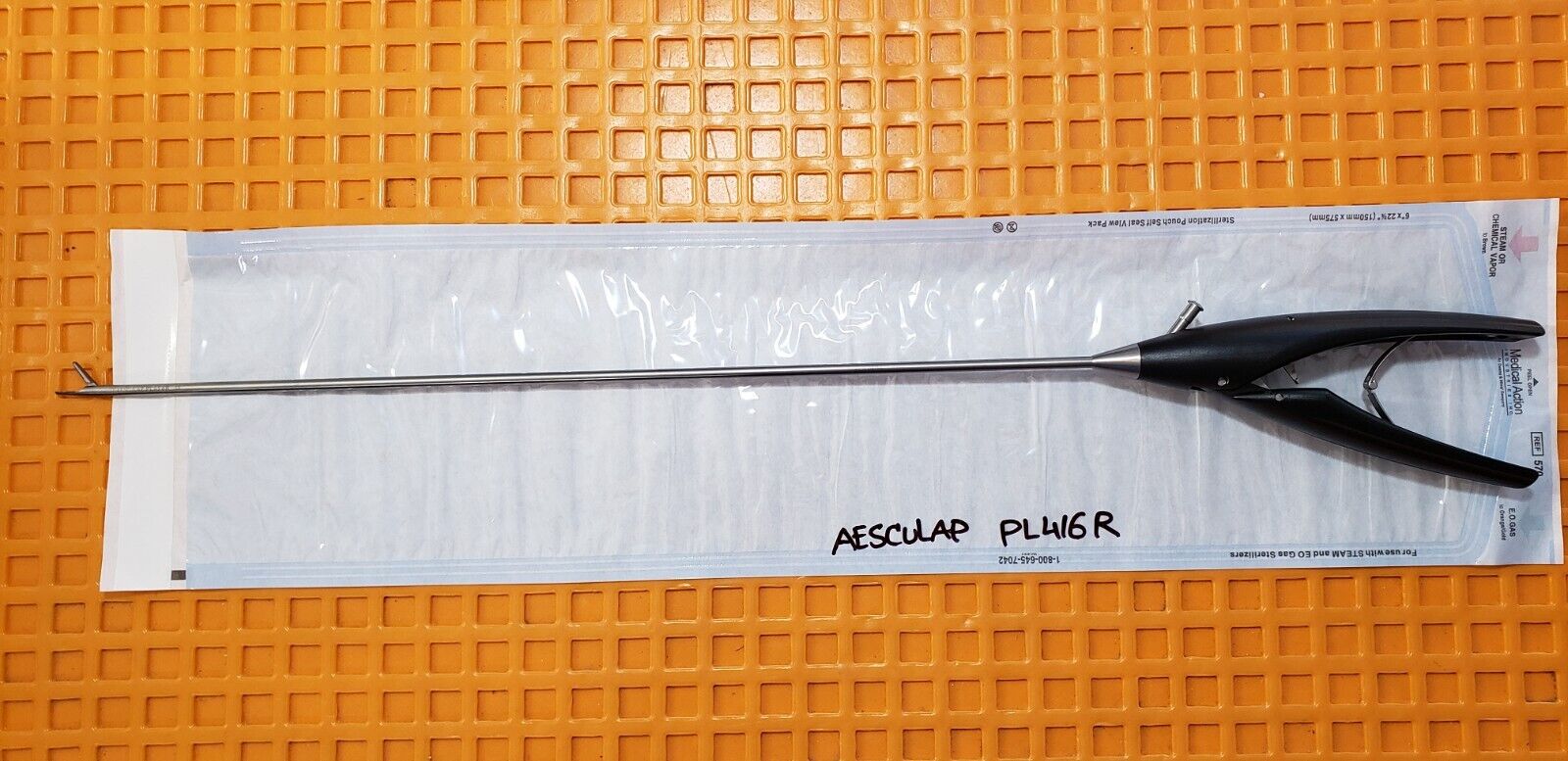 Aesculap PL416R Laparoscopic Bariatric Needle Holder Straight 5mmx45cm TC