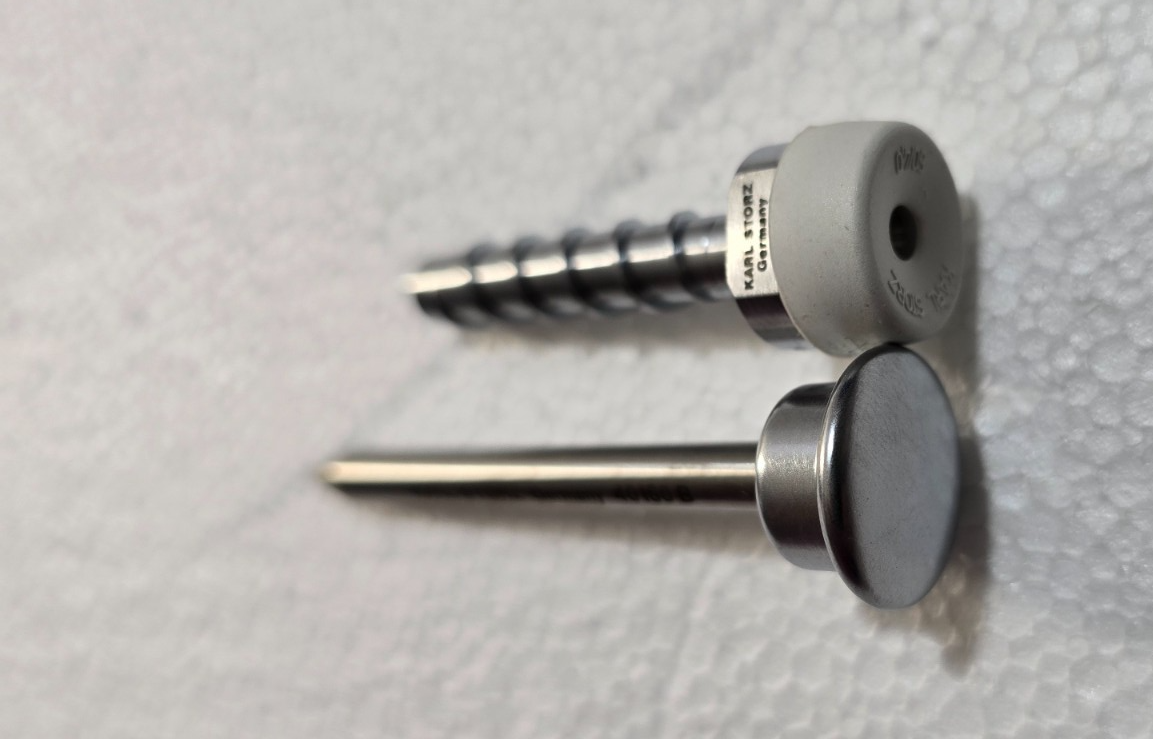 Karl Storz 40160 AB Threaded Cannula Blunt 6mm x 40mm with Obturator