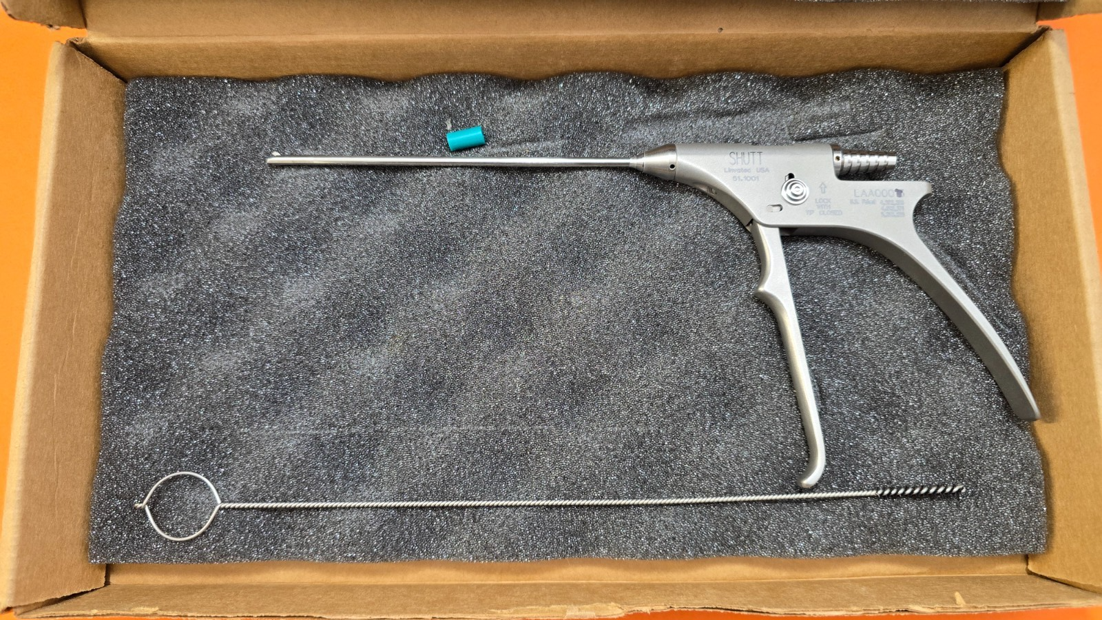 Linvatec 51.1001 Shutt Arthroscopic Suction Punch 3.5mm with Lock