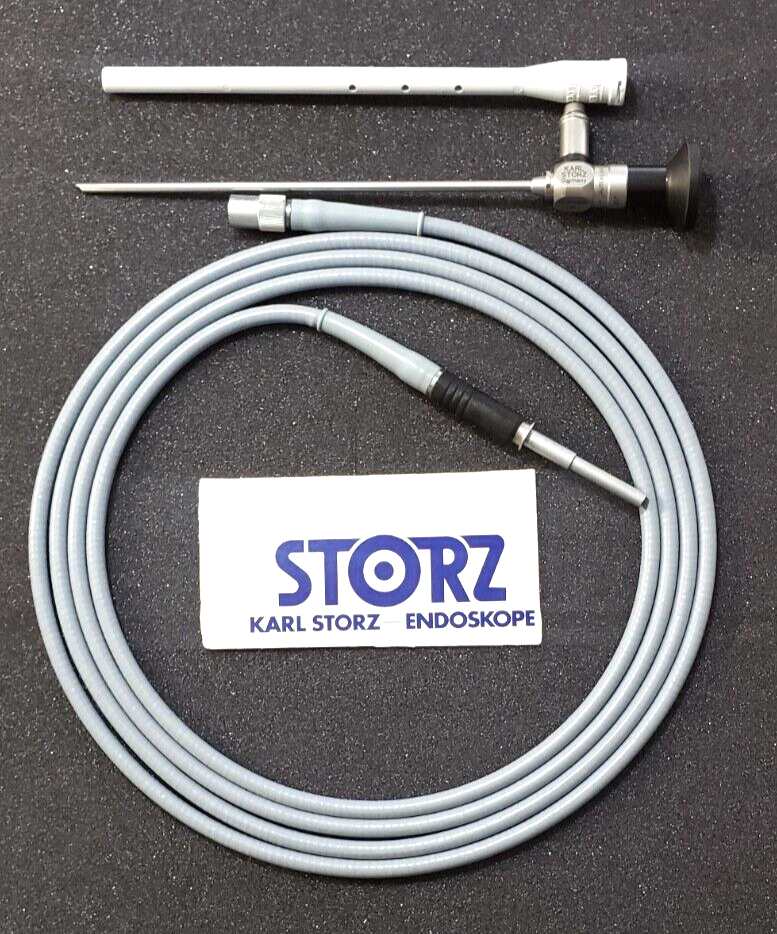 Karl Storz 7230 FA Arthroscope 4mm x 45 Degree 18cm & 495ND Fiber Optic Cable