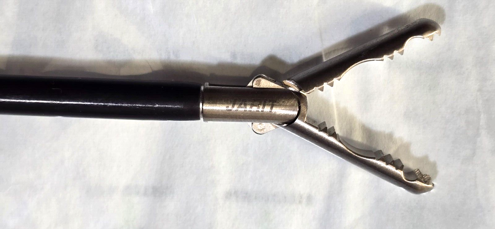 Jarit 625-108LL Surgical ROTO LOK Grasping Forceps 5mmx 35cm Autoclave