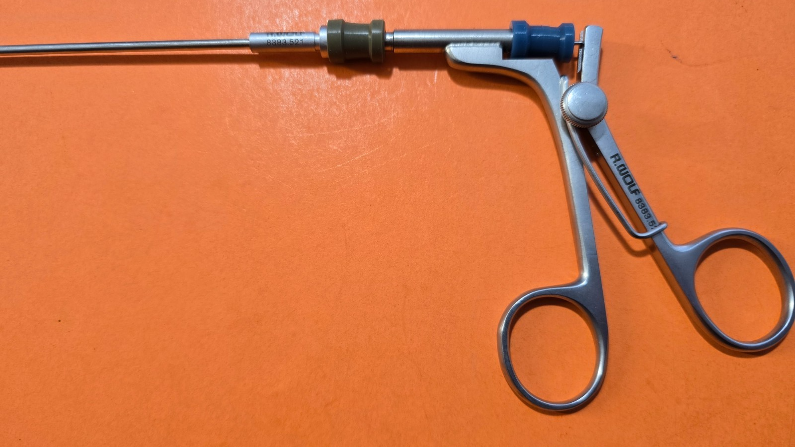 R.Wolf 8383.521 Laparoscopic Needle Holdr Spring handle 3mm x 33cm