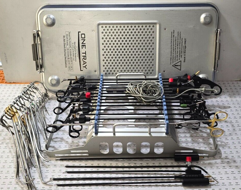 Jarit / Stryker Laparoscopic Instrument 5mmx35cm Set of 20 with Tray