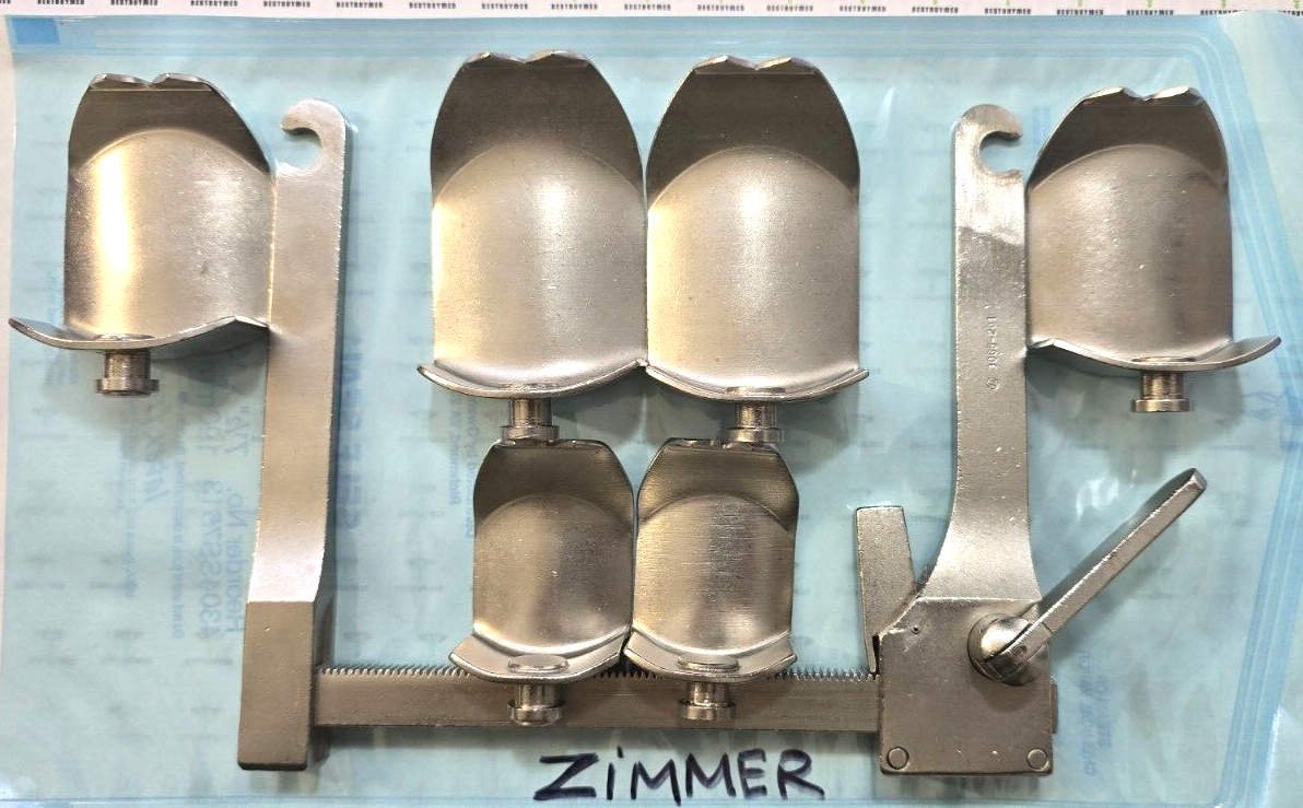 Zimmer Surgical Orthopedic Downing Retractor with 6 Blades