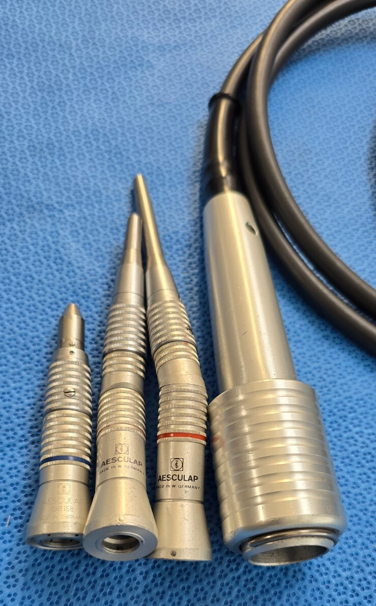 AESCULAP GA 173 Micro Flexible Cable W- GB 158 Elan Straight & Angled Handpiece