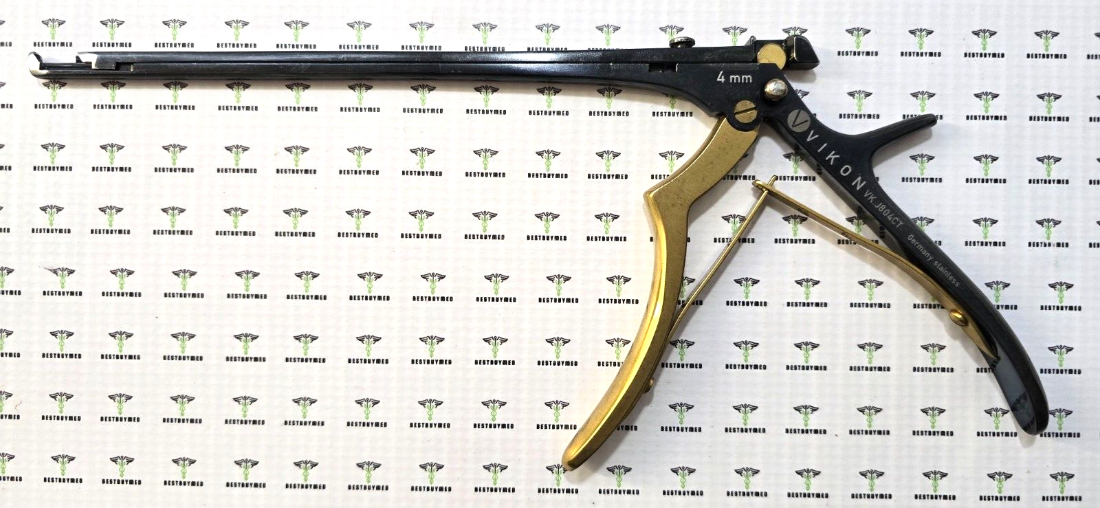 VIKON Surgical Kerrison Rongeurs 4mm x 40* Quick Release Rongeur