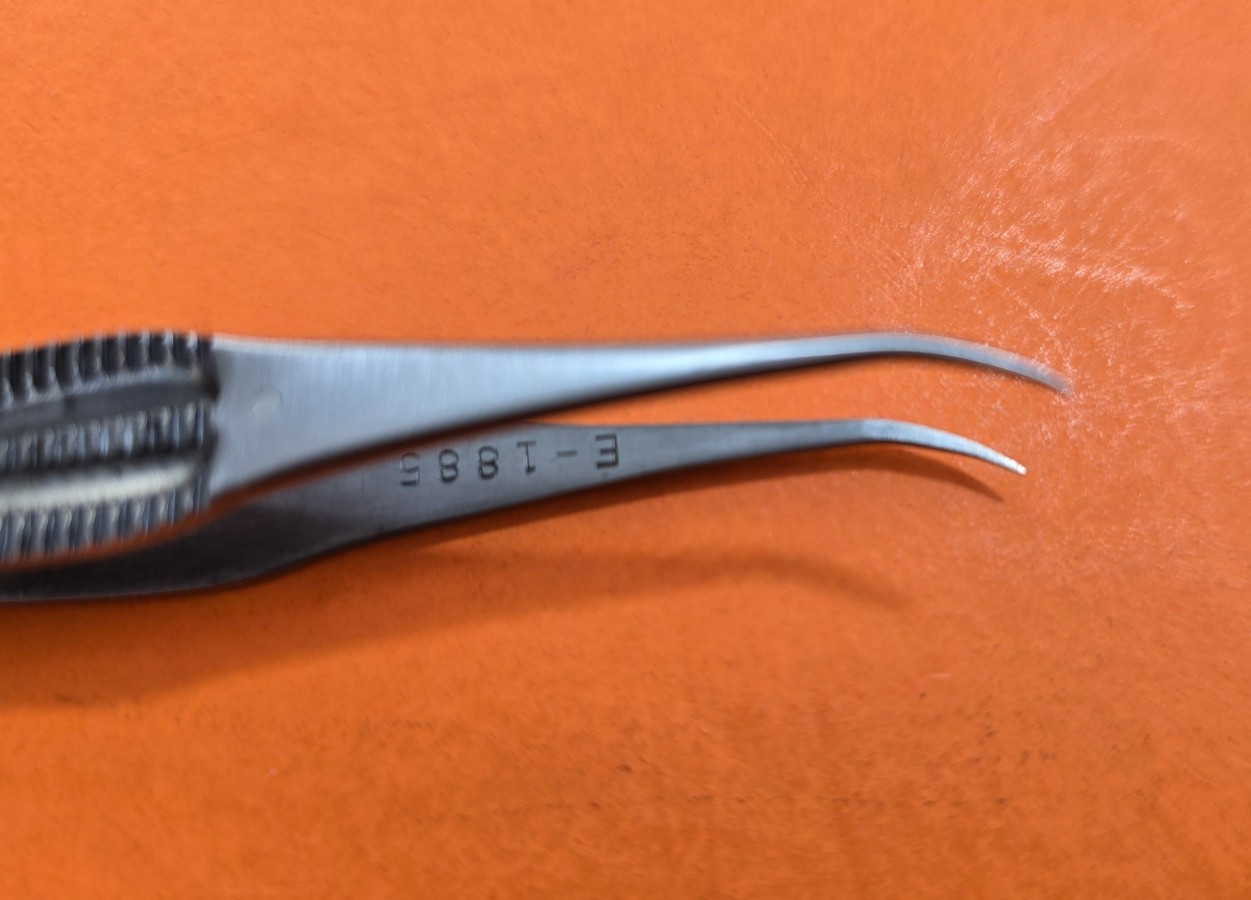 Karl Storz E1885 Castroviejo Tying Forceps Fine Tip Curved