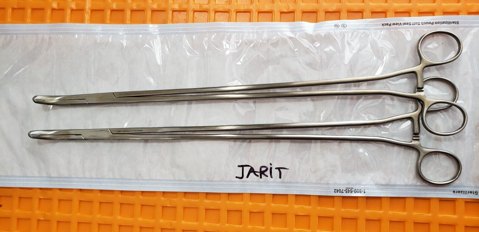 Jarit Surgical Heaney-Ballentine Hysterectomy Forceps 14" Curved