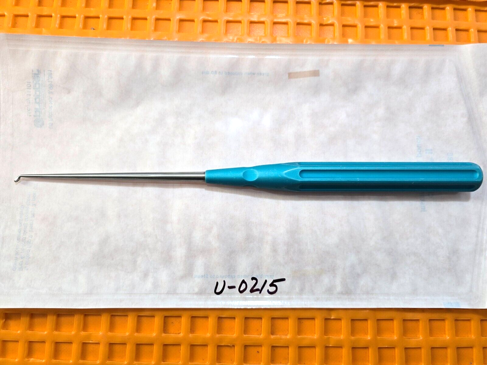 V.Mueller U-0215 Neuro/Spine Curette Oval Cup 10" Size #3/0 UP Angled