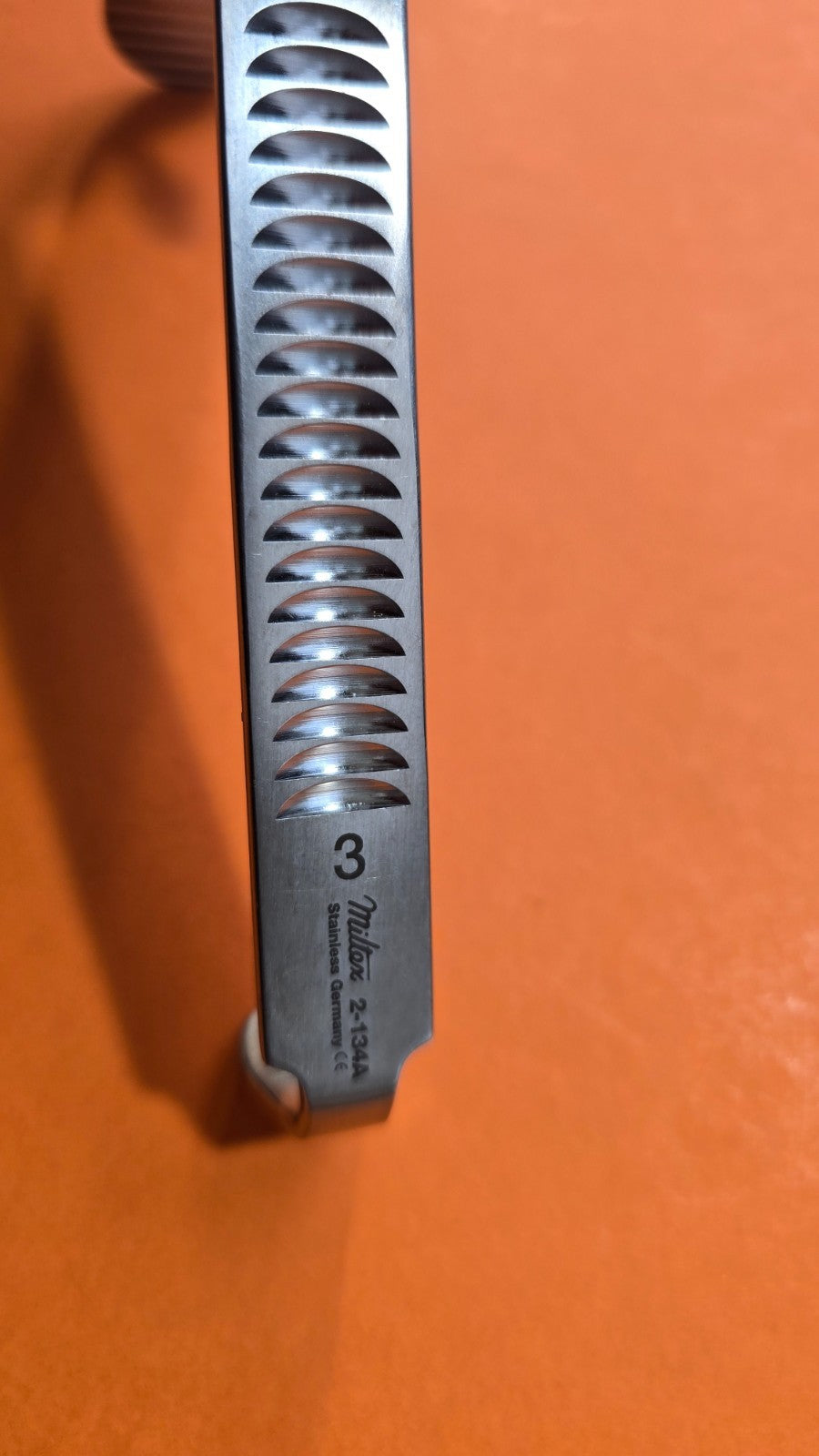 Miltex 2-134A Dental Davis Mouth Gag Blade Size 3, 1" x 3 1/8" Germany