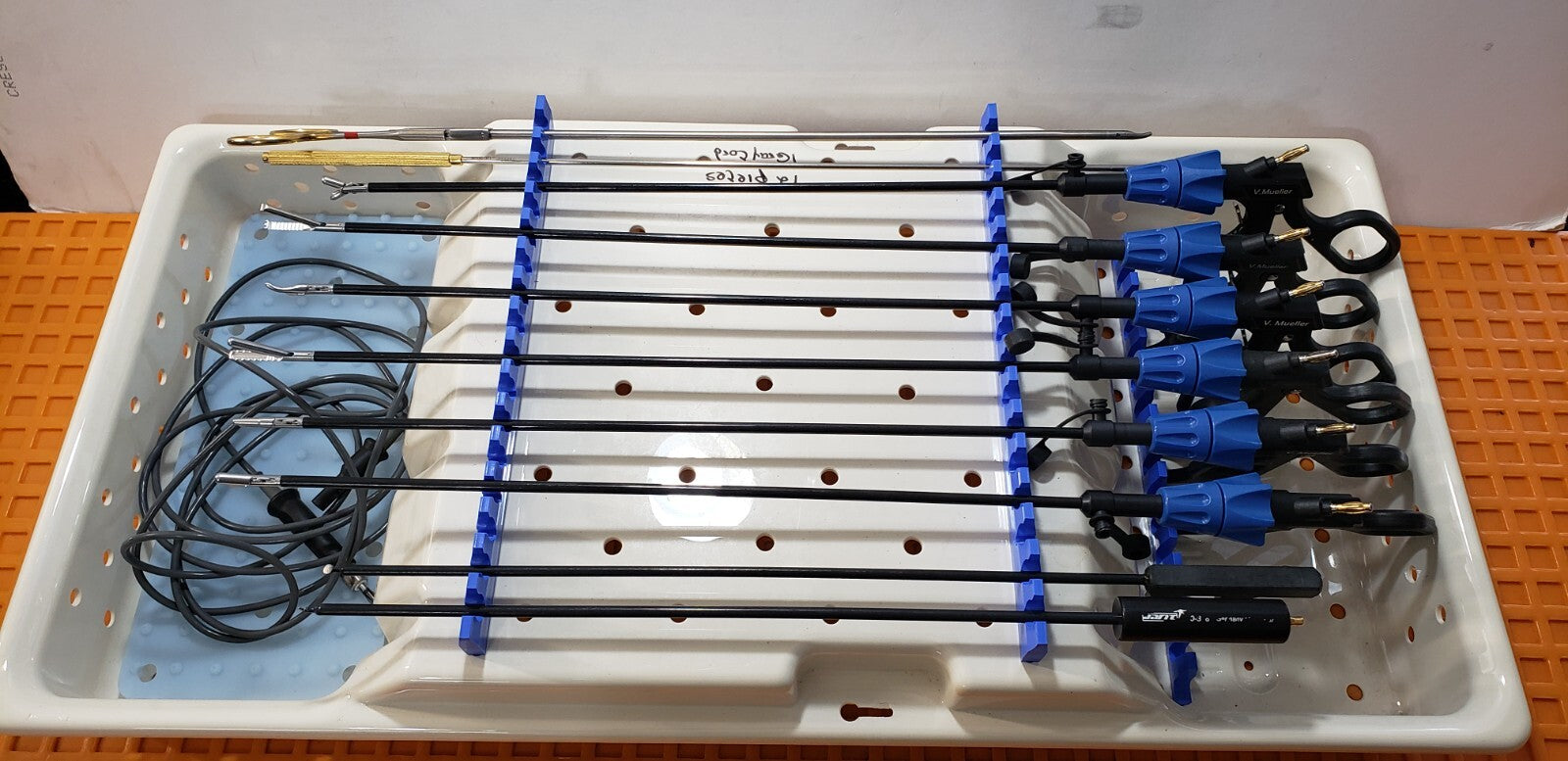 V.Mueller Laparoscopic Instrument 5mmx35cm Monopolar Instruments Set of 10