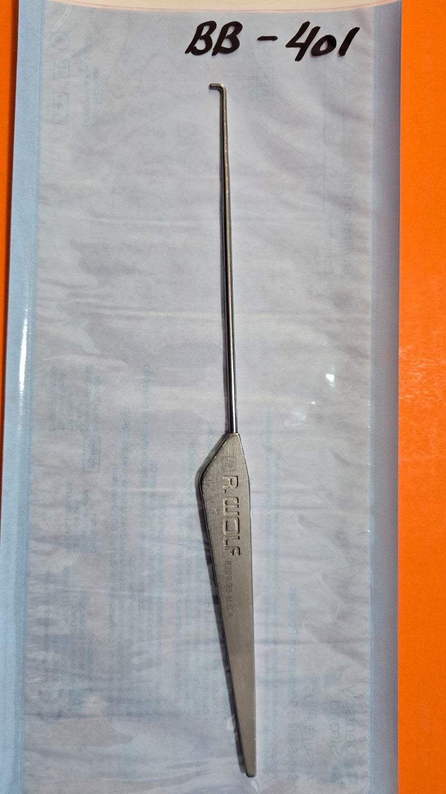 R.WOLF 8399.95 Surgical Arthroscopy Probe Right Angle Tip