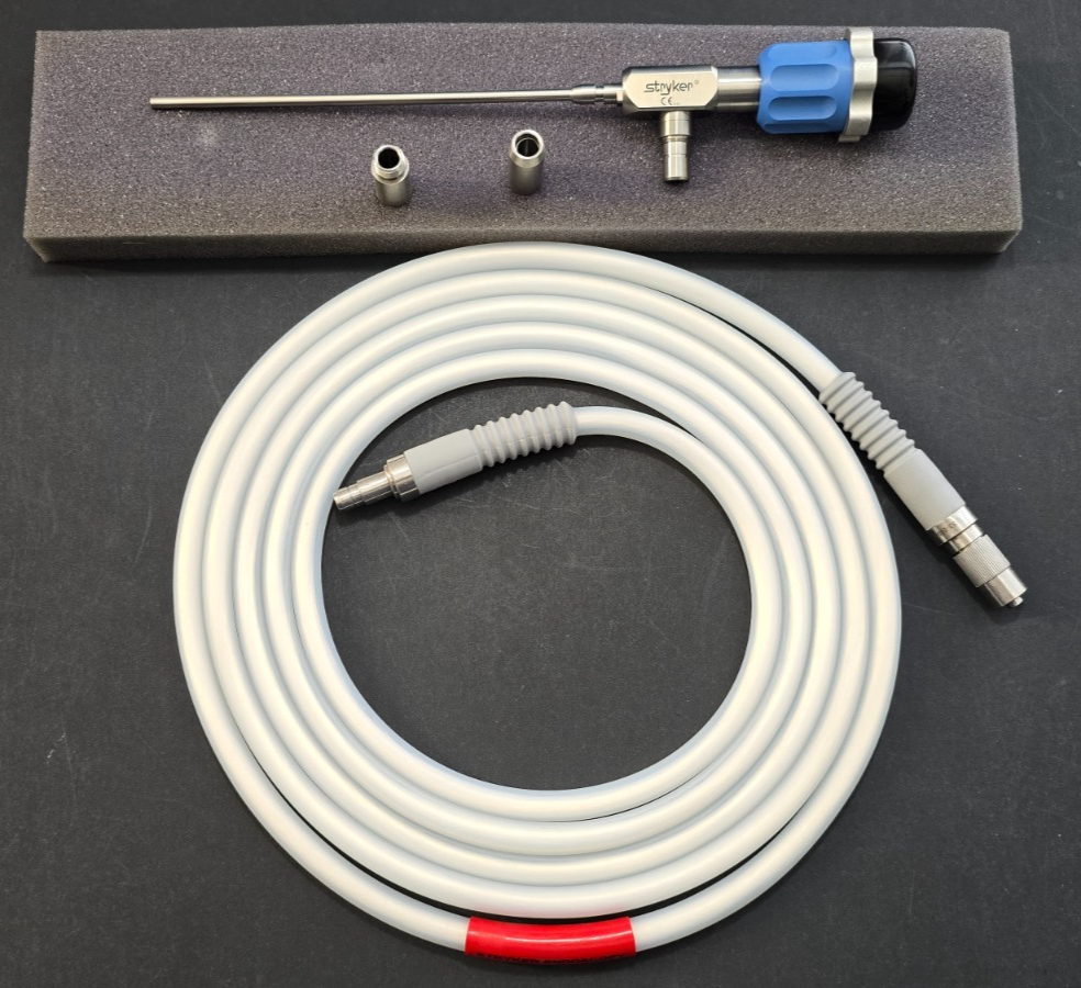 Stryker Arthroscope 4.0mm x 0° Speed Lock C-Mount Free Fiber Optic Cable