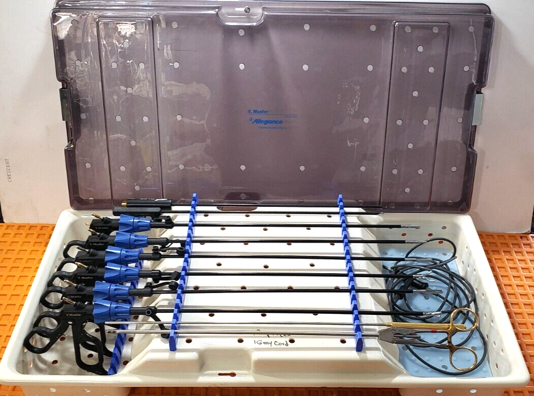 V.Mueller Laparoscopic Instrument 5mmx35cm Monopolar Instruments Set of 10