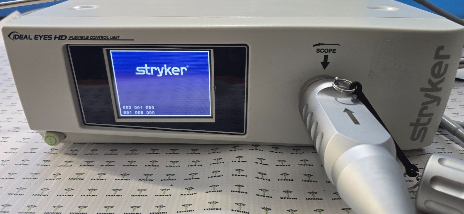 Stryker 0502110-145 Articulating Laparoscope 5mm x 0* & HD Control Unit
