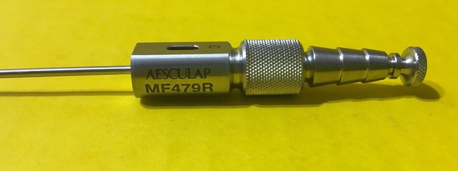 Aesculap MF479R Surgical Neuro Frazier Suction Tube 3Fr Straight,