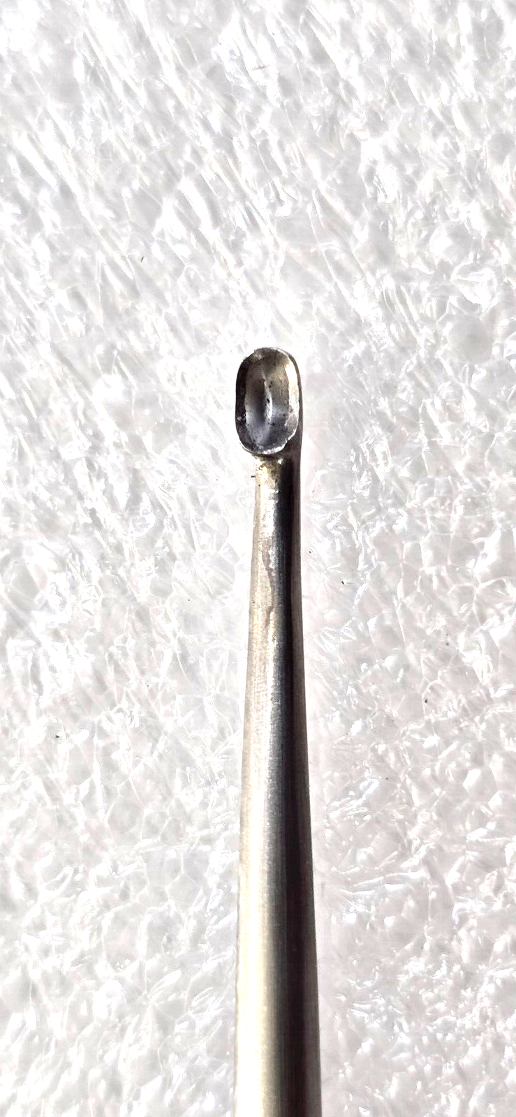 Ruggles RN1202 Surgical Neuro Spine Curette Size 3/0 Straight 12"