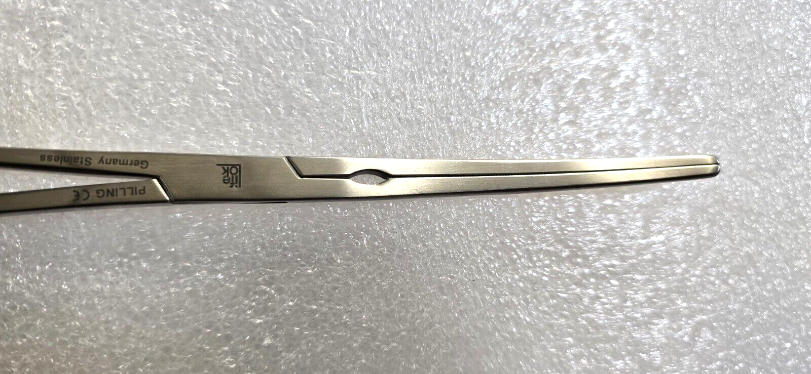 Pilling 35-3674 Surgical Stoney Aorta Clamp 9" Angled Shaft Debakey Jaws
