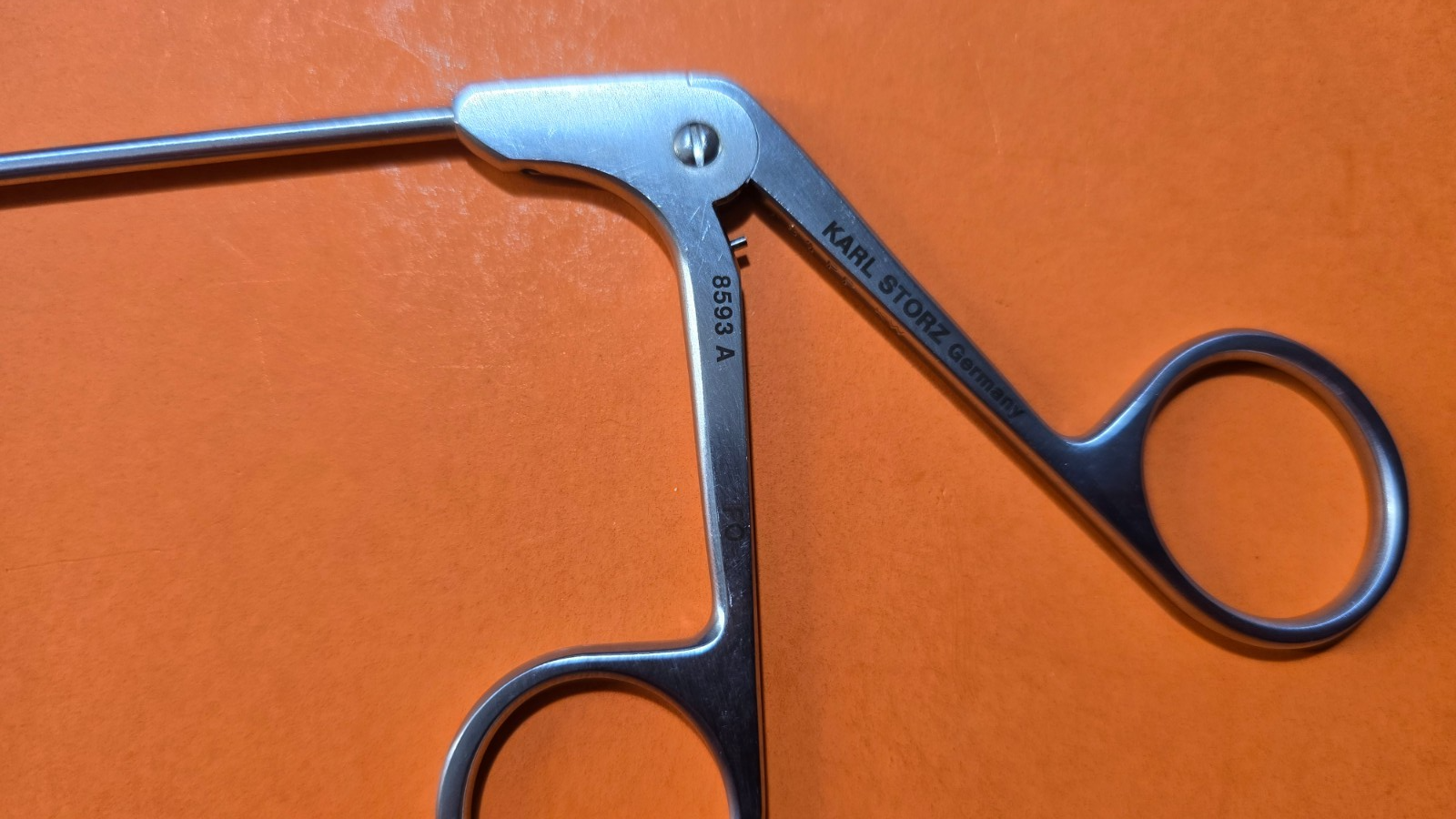 Karl Storz 8593A Surgical Kliensasser Grasping Forceps 23cm Straight