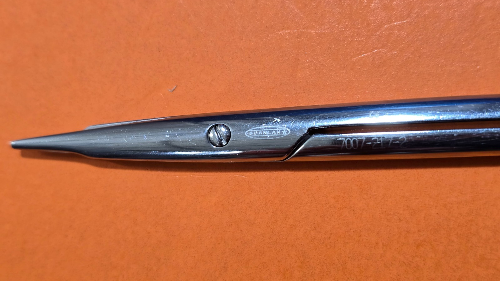 SCANLAN 7007-217 Surgical Facelift Scissors 7 " Narrow Blades Straight