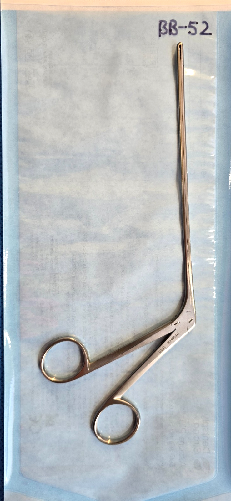 DYONICS Surgical Arthroscopy IVD Rongeur 6.5" Straight REF: 2028