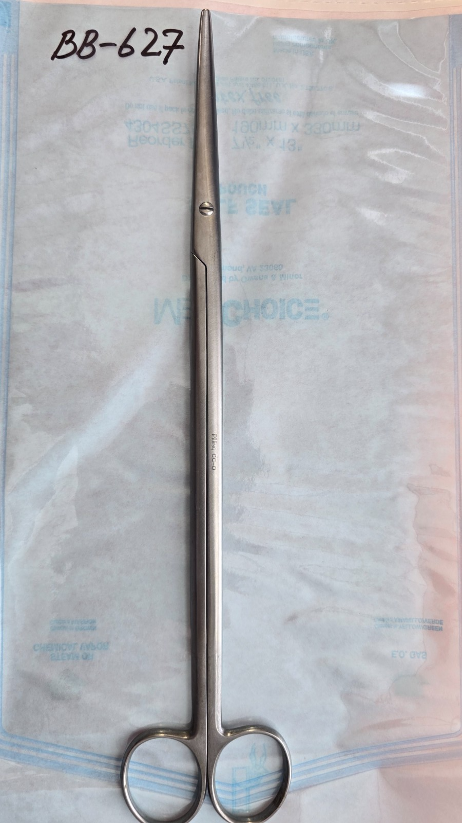 Pilling 342169 Surgical TC Metzenbaum Scissors 12" Curved