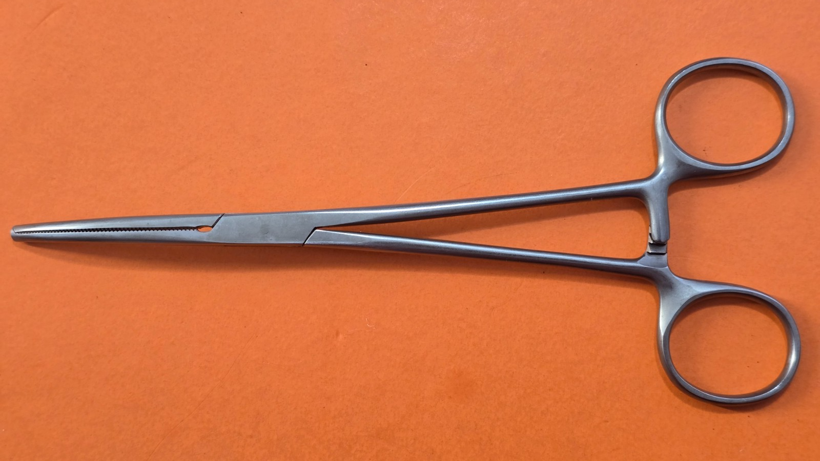Aesculap BH 645R Surgical Kocher Ochsner Forceps 7.25" Curved 1x2 Teeth