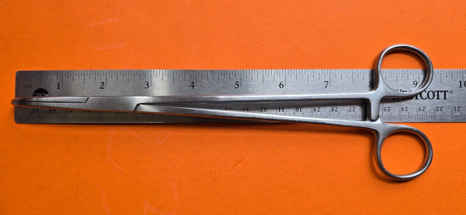 V. Mueller Surgical Mixter Forceps 9 1/4" Angled Serrated Jaws REF: CH1772