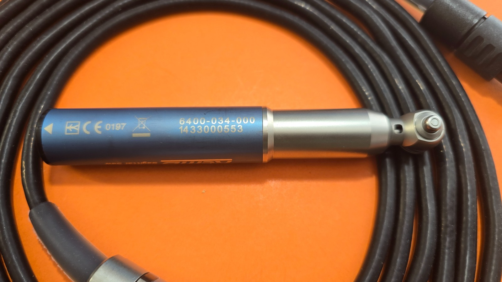 Stryker RemB 6400-034-000 Sagittal Saw Handpiece with Cable 5100-4