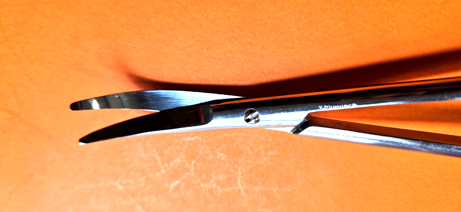 V.Mueller Surgical Satinsky Vascular Scissors 9 1/2" Curved Shanks & Curved Tips