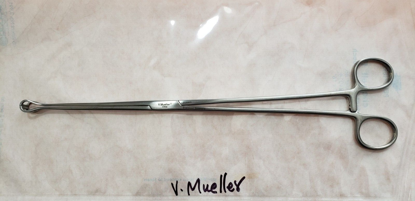 V. Mueller SU5003 Surgical Babcock Tissue Forceps 12"